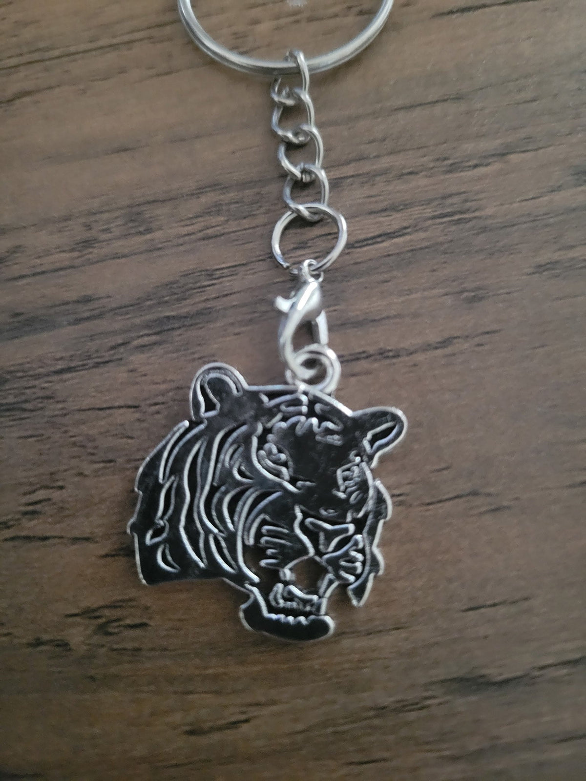 Tiger Charm Keychain