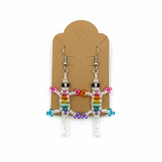 Beaded Figure Earrings