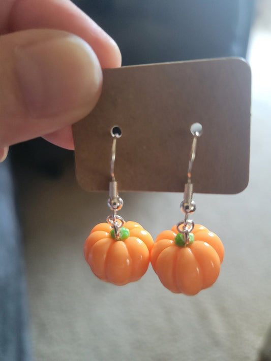Pumpkin Charm Earrings