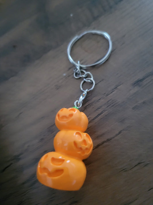 Halloween Pumpkin Keychain